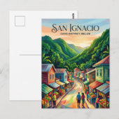 San Ignacio Town Belize Briefkaart (Voorkant / Achterkant)