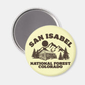 San Isabel National Forest Colorado Magneet (Voorkant / Achterkant)