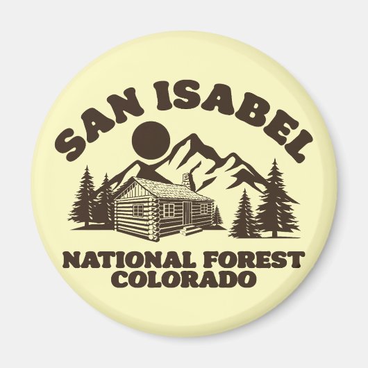 San Isabel National Forest Colorado Magneet (Voorkant)