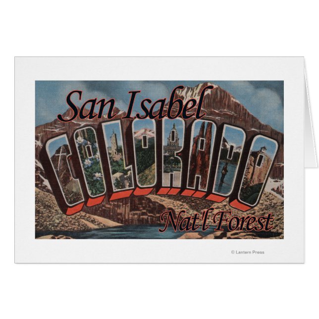 San Isabel Nat'l Forest, Colorado (Voorkant Horizontaal)