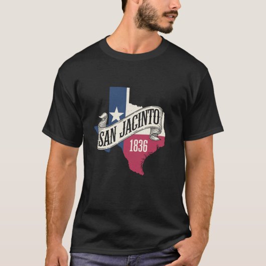San Jacinto 1836, Onafhankelijkheidsdag van de ges T-shirt (Voorkant)