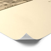 San Jacinto, CA Panoramic Map - 1886 Poster (Hoek)