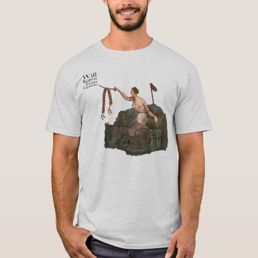 San Jacinto Flag, Will Bratton voor Wetgeving T-shirt (Voorkant)