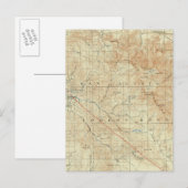 San Jacinto quadrangle toont San Andreas Rift Briefkaart (Voorkant / Achterkant)