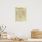 San Jacinto quadrangle toont San Andreas Rift Poster (Keuken)