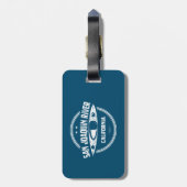 San Joaquin de Californische Kayaking Bagagelabel (Achterkant verticaal)