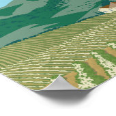 San Joaquin Valley California Travel Poster (Hoek)