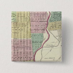 San Jose 3de ward Vierkante Button 5,1 Cm