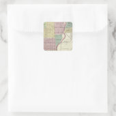 San Jose 3de ward Vierkante Sticker (Tas)