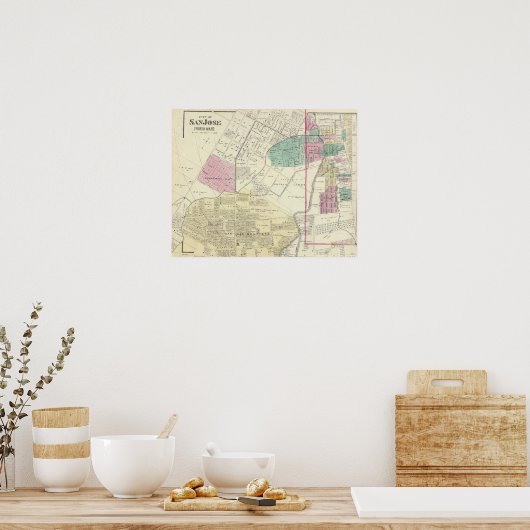 San Jose 4e naar voren Poster (Keuken)