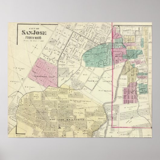 San Jose 4e naar voren Poster (Voorkant)