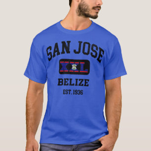 San Jose Belize XXL Atletisch ontwerp T-shirt