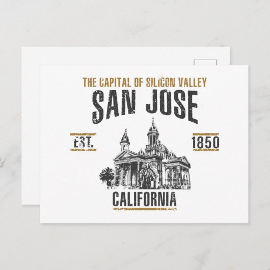 San Jose Briefkaart (Voorkant / Achterkant)