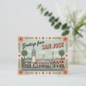 San Jose Briefkaart | Groeten van (Staand voorkant)