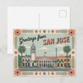 San Jose Briefkaart | Groeten van (Voorkant / Achterkant)