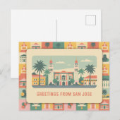 San Jose Briefkaart | Groeten van (Voorkant / Achterkant)
