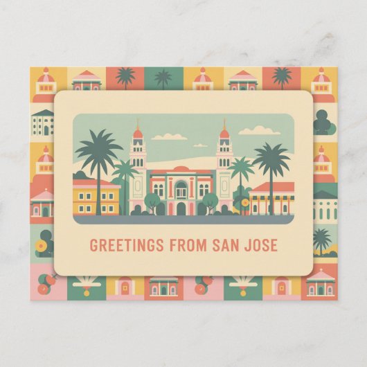 San Jose Briefkaart | Groeten van (Voorkant)