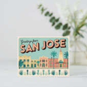 San Jose Briefkaart | Groeten van (Staand voorkant)