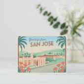 San Jose Briefkaart | Groeten van (Staand voorkant)