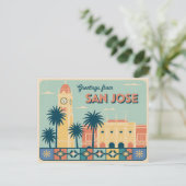 San Jose Briefkaart | Groeten van (Staand voorkant)