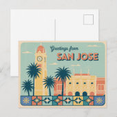San Jose Briefkaart | Groeten van (Voorkant / Achterkant)