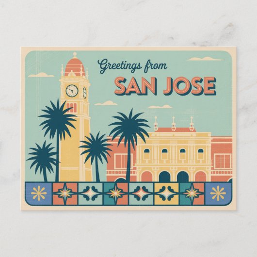 San Jose Briefkaart | Groeten van (Voorkant)