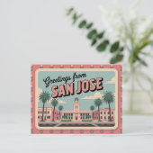 San Jose Briefkaart | Groeten van (Staand voorkant)