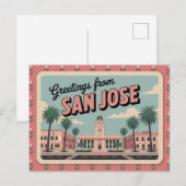 San Jose Briefkaart | Groeten van (Voorkant / Achterkant)
