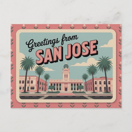 San Jose Briefkaart | Groeten van (Voorkant)