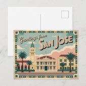  San Jose Briefkaart | Groeten van (Voorkant / Achterkant)