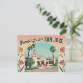 San Jose Briefkaart | Groeten van (Staand voorkant)