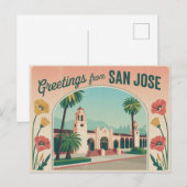 San Jose Briefkaart | Groeten van (Voorkant / Achterkant)