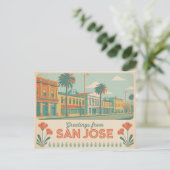 San Jose Briefkaart | Groeten van (Staand voorkant)
