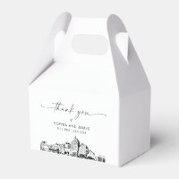 San Jose bruiloft gepersonaliseerde gunst box