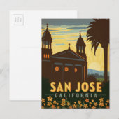 San Jose, CA Briefkaart (Voorkant / Achterkant)