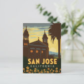 San Jose, CA Briefkaart (Staand voorkant)