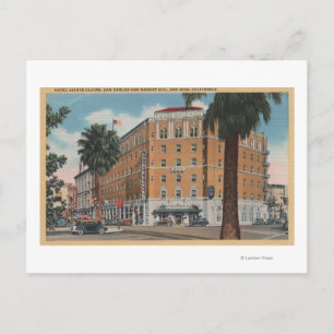 San Jose, CA - Hotel Sainte Claire Briefkaart