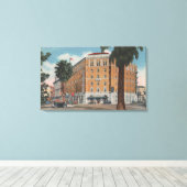 San Jose, CA - Hotel Sainte Claire Canvas Afdruk (Insitu (Houten vloer))