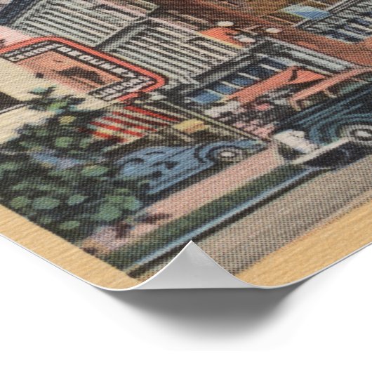 San Jose, CA - Hotel Sainte Claire Poster (Hoek)