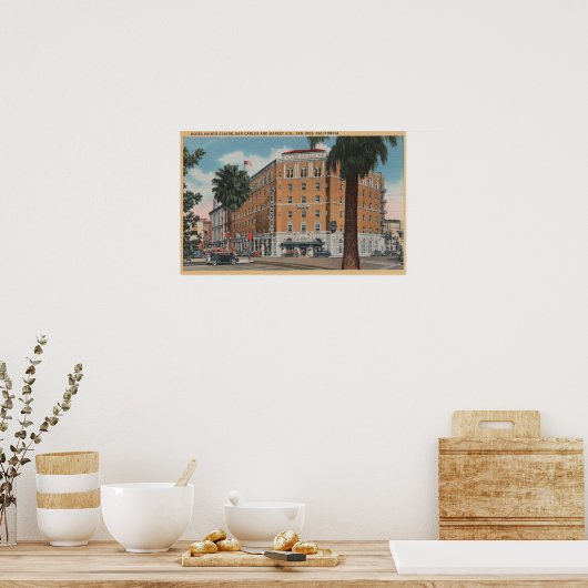 San Jose, CA - Hotel Sainte Claire Poster (Keuken)