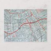 SAN JOSE, CA Map Briefkaart (Voorkant)