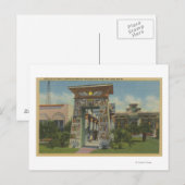San Jose, CA - Replica of Egyptian Shrine Briefkaart (Voorkant / Achterkant)