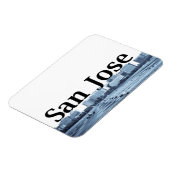 San Jose CA Skyline met San Jose in de lucht Magneet (Linkerzijde)