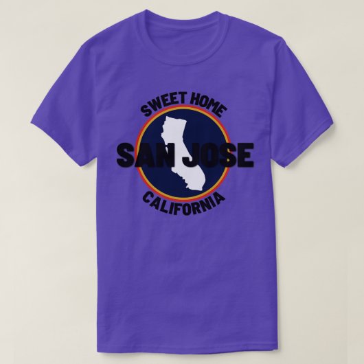 San Jose California 10 T-shirt (Design voorkant)