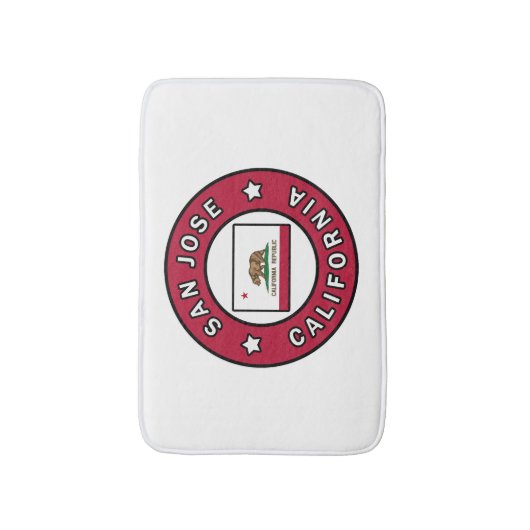 San Jose California Badmat (Voorkant Verticaal)
