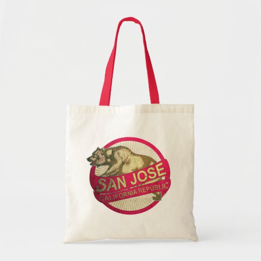 San Jose California  beer canvas tas (Voorkant)