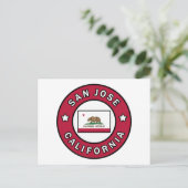San Jose California Briefkaart (Staand voorkant)