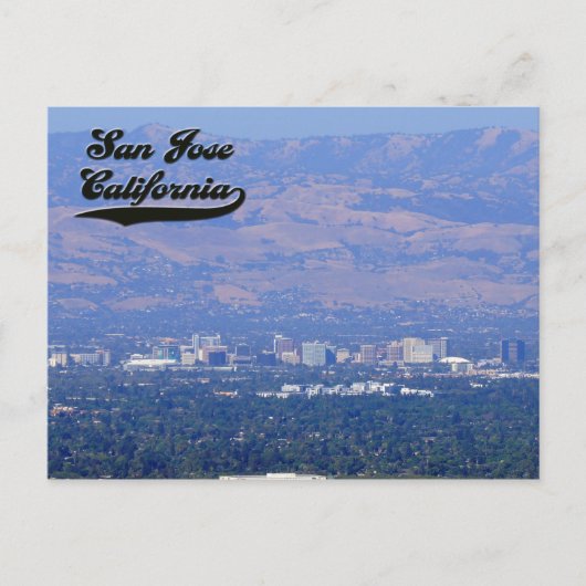 San Jose California Briefkaart (Voorkant)