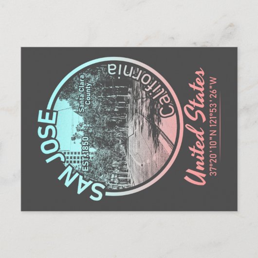 SAN JOSE - CALIFORNIA  BRIEFKAART (Voorkant)