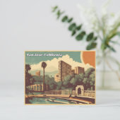 San Jose California Briefkaart (Staand voorkant)